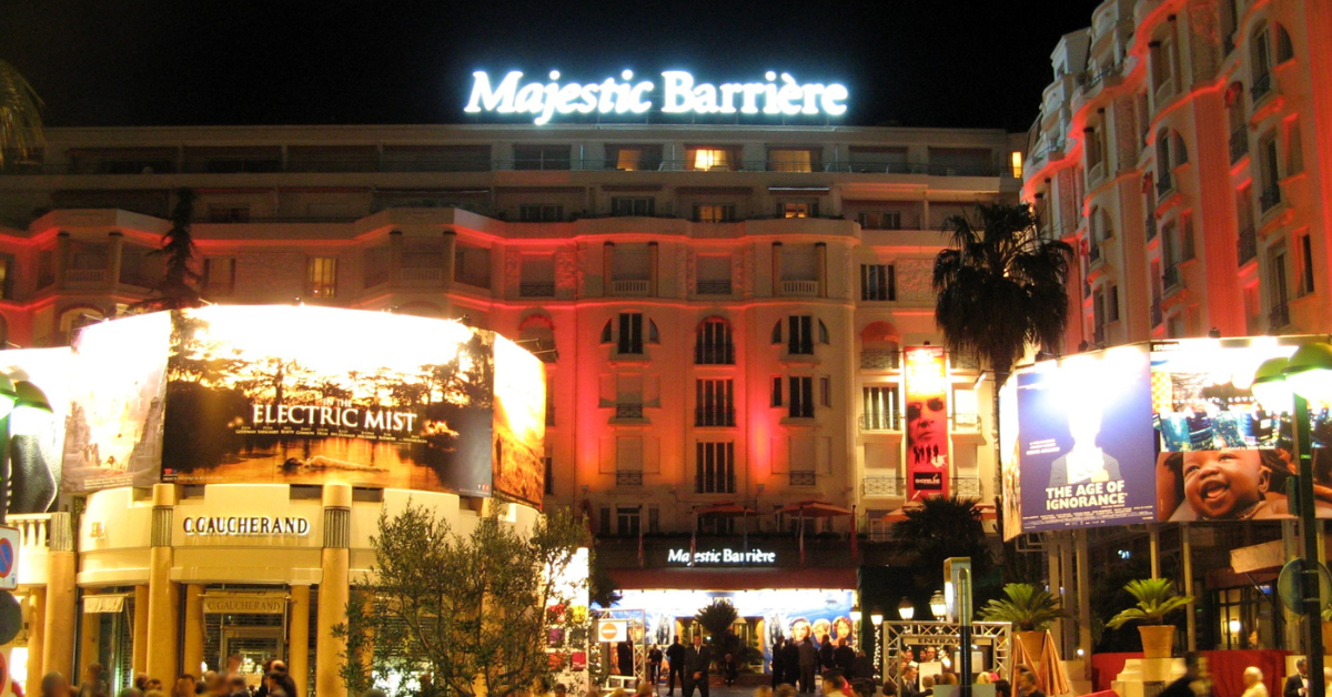 <figcaption class="wp-element-caption">Hotel Barriere Le Majestic, Cannes, France. <em>Image credit: Wikimedia</em></figcaption>