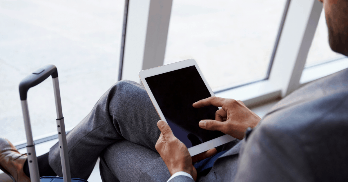 <figcaption>Enjoy views to the tarmac while you wait for your flight.<em> Image credit: monkeybusinessimages/iStock</em></figcaption>