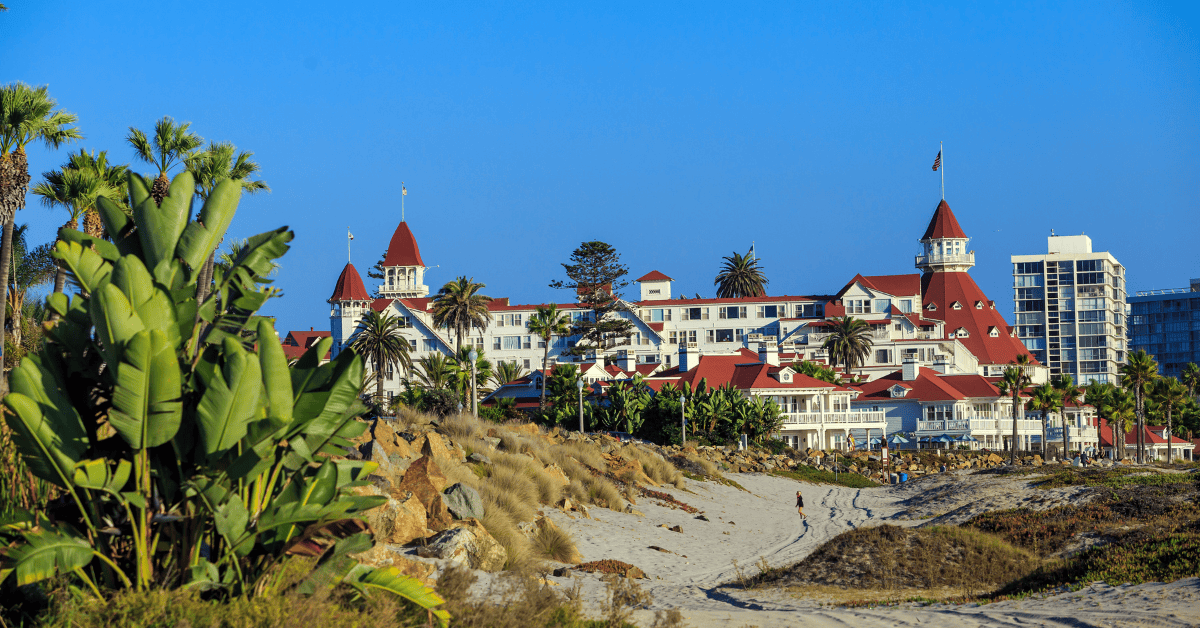 <figcaption class="wp-element-caption">Coronado Beach, San Diego. <em>Image credit: f11photo/Gettyimages</em></figcaption>