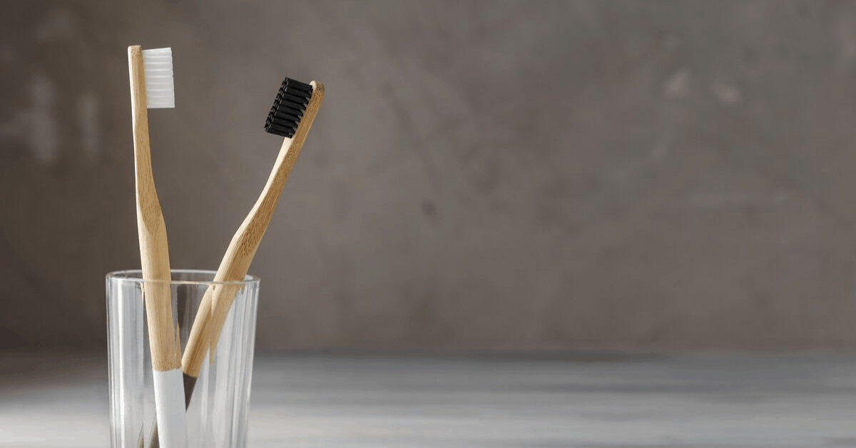 <figcaption>Many companies are swapping out plastic toothbrushes for bamboo ones.<em> Image credit: AnSyvanych/iStock</em></figcaption>