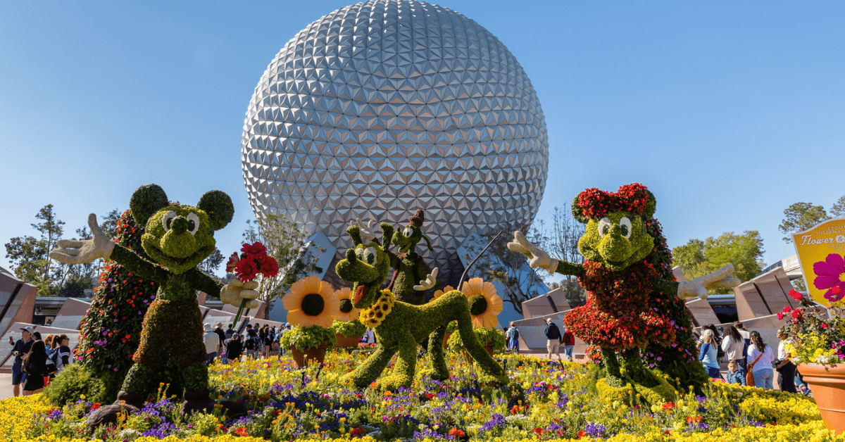 <figcaption class="wp-element-caption">Epcot International Flower and Garden Festival, Orlando, Florida. <em>Image credit: Matthew Paulson/Flickr</em></figcaption>