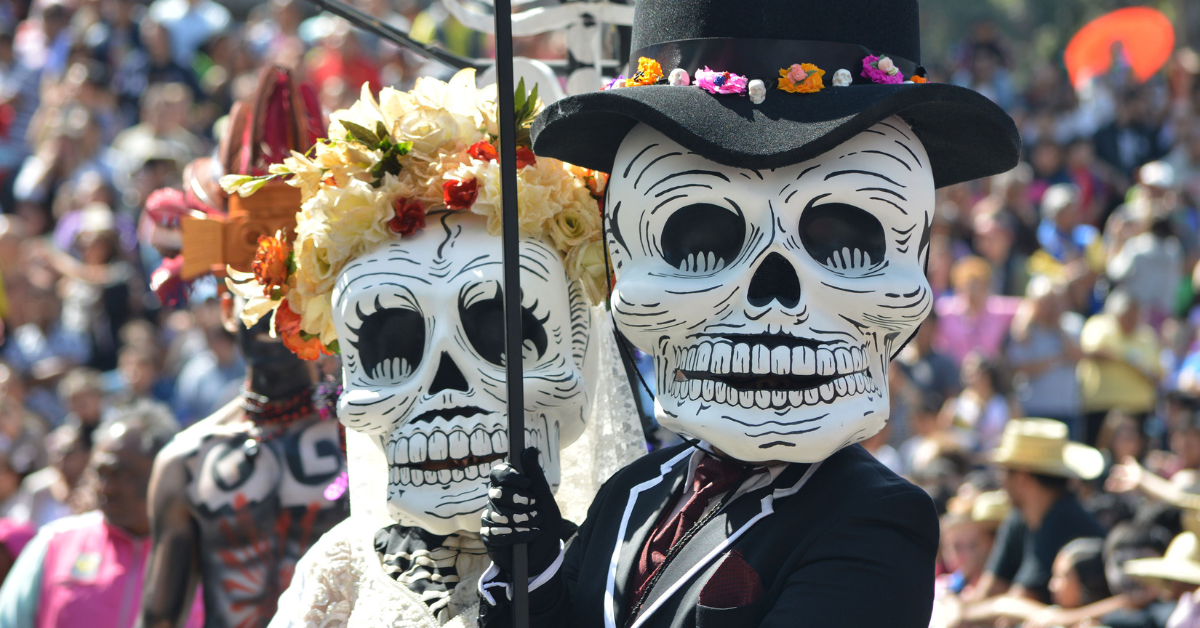 <figcaption class="wp-element-caption">Day of the Dead (Día de los Muertos) celebrations in Mexico. <em>Image Credit: Secretaría de Cultura de la Ciudad de México/Flickr</em></figcaption>