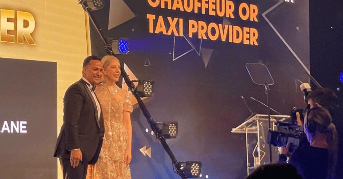 <figcaption class="wp-element-caption">Blacklane has been honored as the Travel Partner of the Year - Best Taxi/Chauffeur Provider at the Business Travel Awards Europe, marking its third consecutive win!</figcaption>