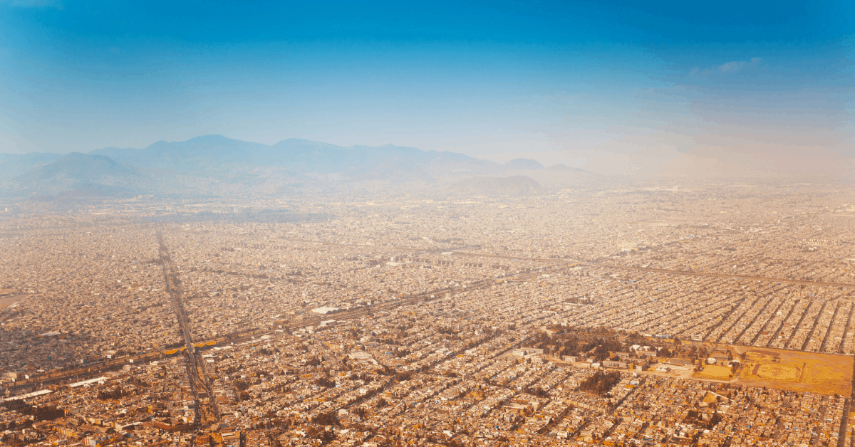 <figcaption>The urban sprawl of Mexico City.<em> Image credit: SerrNovik/iStock</em></figcaption>