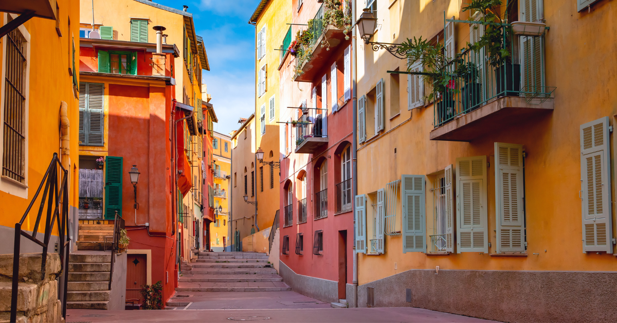 <figcaption class="wp-element-caption">Vieux Nice is the historic heart of Nice, France, and one of the city's most charming and vibrant areas. <em>Image credit: KavalenkavaVolha/Gettyimages</em></figcaption>