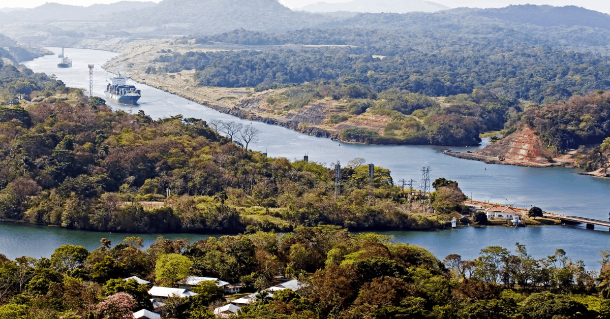 <figcaption>Ships navigate the Panama Canal. <em>Image credit: hstiver/iStock</em></figcaption>