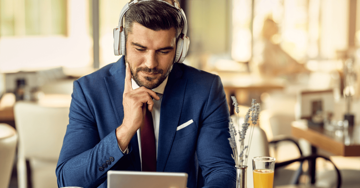 <figcaption class="wp-element-caption">Business podcasts inspire creativity and innovation, making them essential resources for entrepreneurs. <em>Image credit: Drazen Zigic/Gettyimages</em></figcaption>