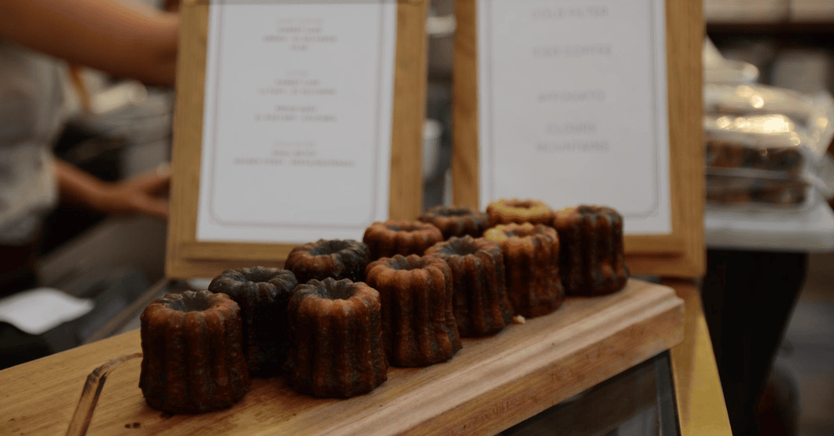 <figcaption class="wp-element-caption">Canele at Patricia Coffee Brewers. <em>Image credit: Alpha/Flickr</em></figcaption>