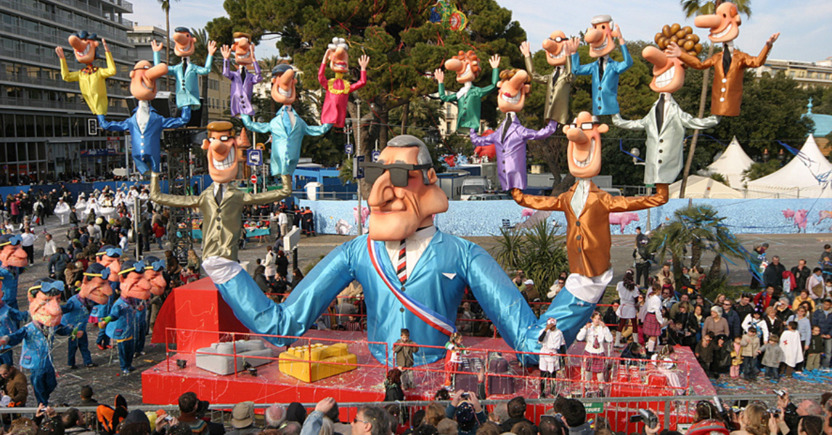 <figcaption class="wp-element-caption">Carnaval de Nice, France. <em>Image credit: Wikimedia</em></figcaption>