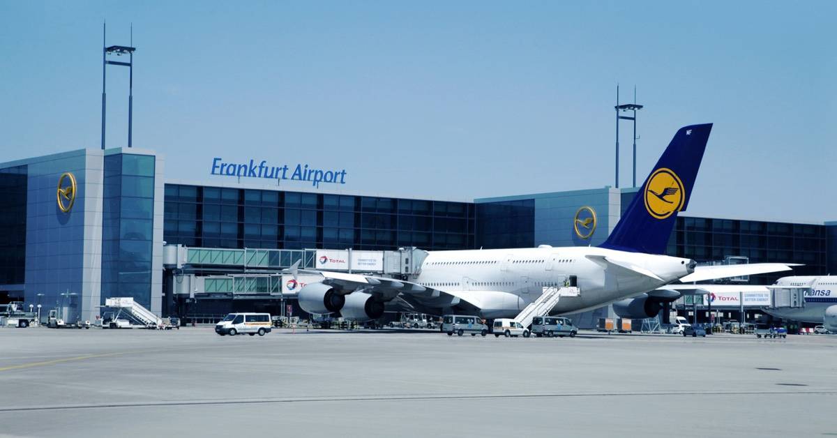 <figcaption>Frankfurt Airport is Germany's busiest airport.<em> Image credit: kickers/iStock</em></figcaption>