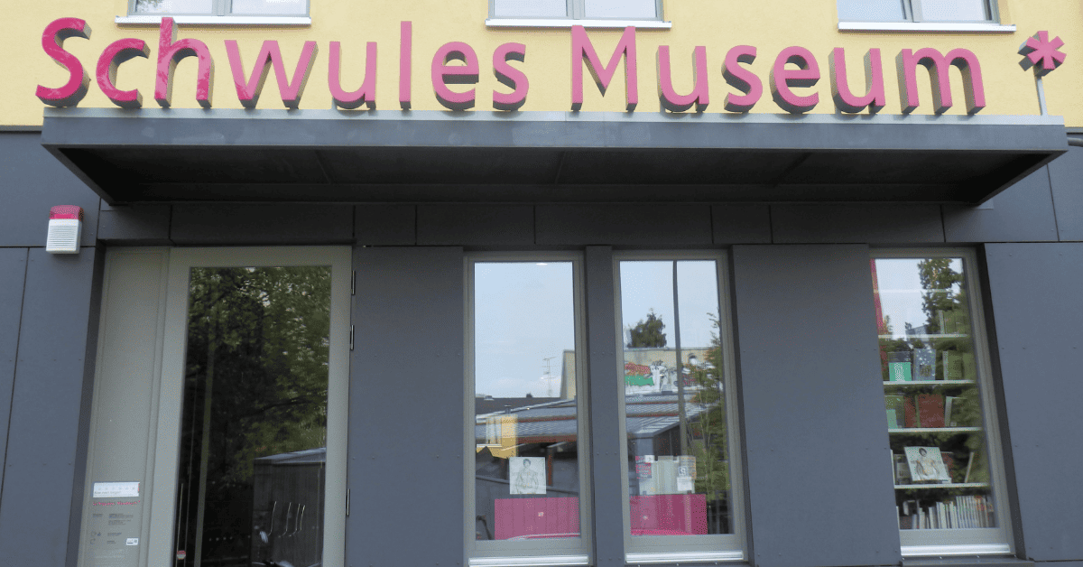 <figcaption class="wp-element-caption">The Schwules Museum in Berlin, is a dedicated museum and research center that showcases LGBTQ+ history and culture. <em>Image credit: Wikimedia</em></figcaption>