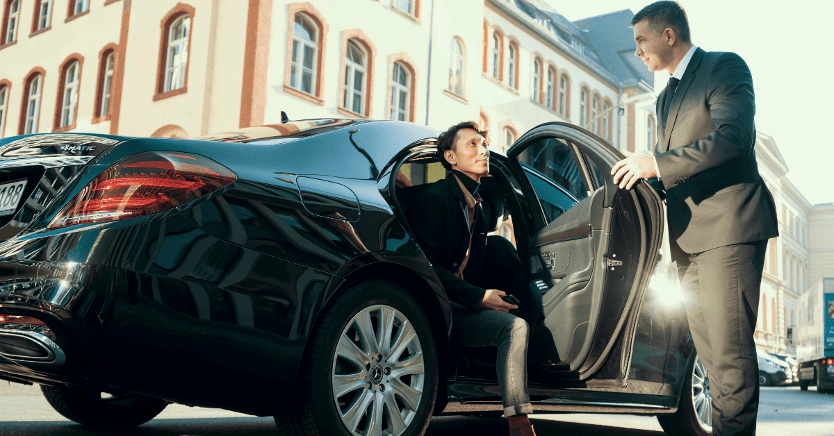 <figcaption class="wp-element-caption">Experience the comfort of a traditional chauffeur service with the convenience of booking a ride within minutes through Blacklane. <em>Image credit: Blacklane</em></figcaption>