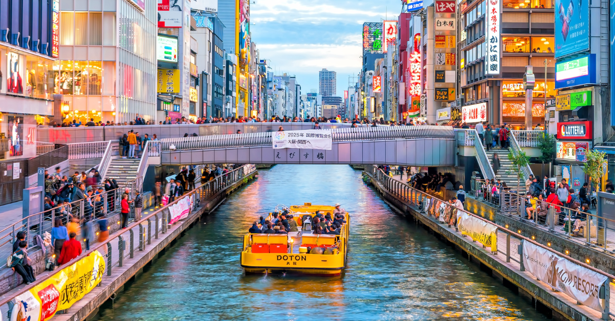 <figcaption class="wp-element-caption">Dotonbori shopping street in Osaka, Japan. <em>Image credit: f11photo/Getty Images</em></figcaption>