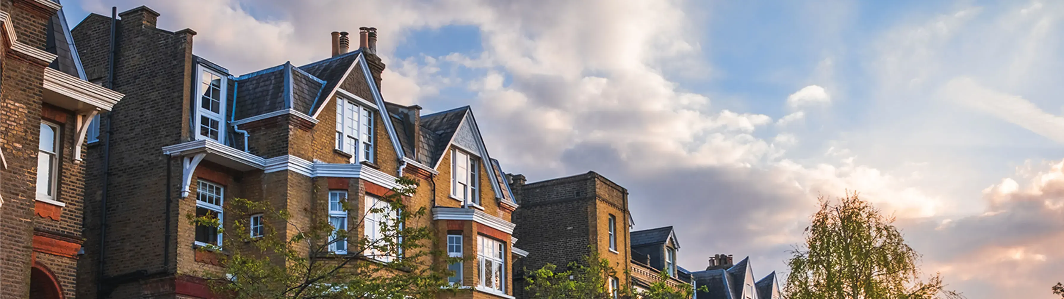 A townhouse in London's Wimbledon.