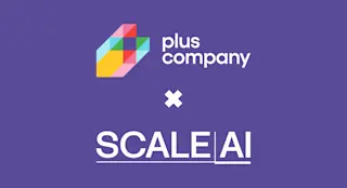 Plus Co x Scale AI - Bannière