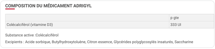 Composition De La Vitamine D Pour Bebes Les Cas Du Zymad Et De L Adrigyl Alan Blog