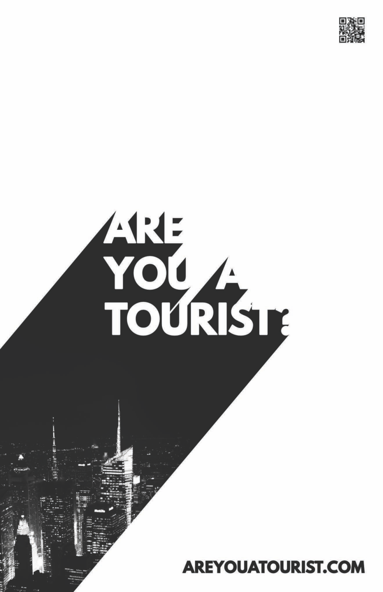 Are You A Tourist? Poster - Callout