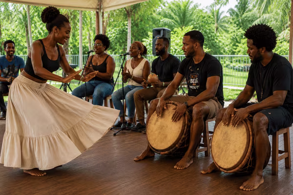 Bèlè: dance, singing and drumming