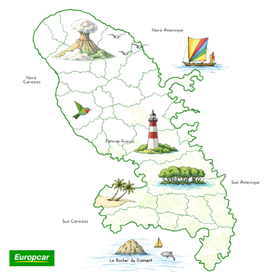 carte de la martinique 400x400