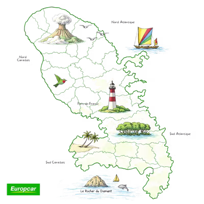 carte de la martinique 400x400