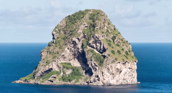 Le Rocher du Diamant en Martinique