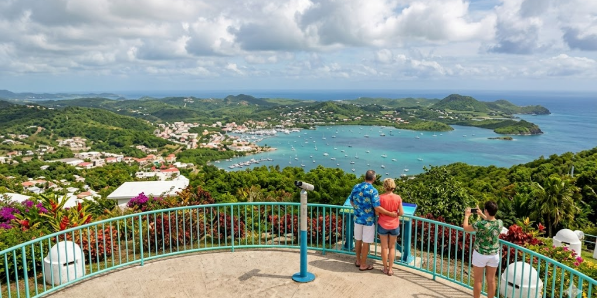morne gommier au marin vue du marin en martinique