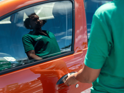 Rental car check with Europcar Martinique