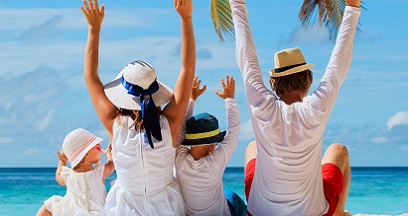 Traveling with family in Martinique