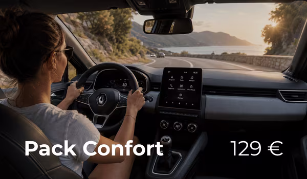 Pack Confort – Location de voiture en Martinique