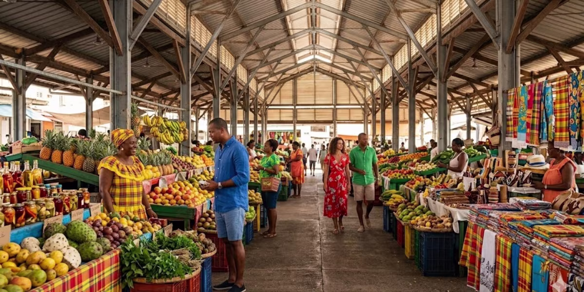 marche couvert de fort de france