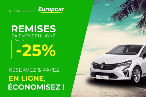Location Voiture Martinique Remise Paiement en Ligne