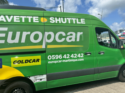 Europcar Shuttle at Martinique Aimé Césaire Airport