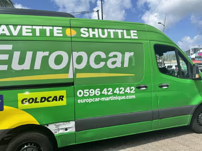 Europcar Shuttle at Martinique Aimé Césaire Airport