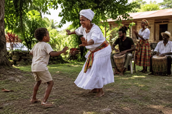 Bèlè dance in Martinique