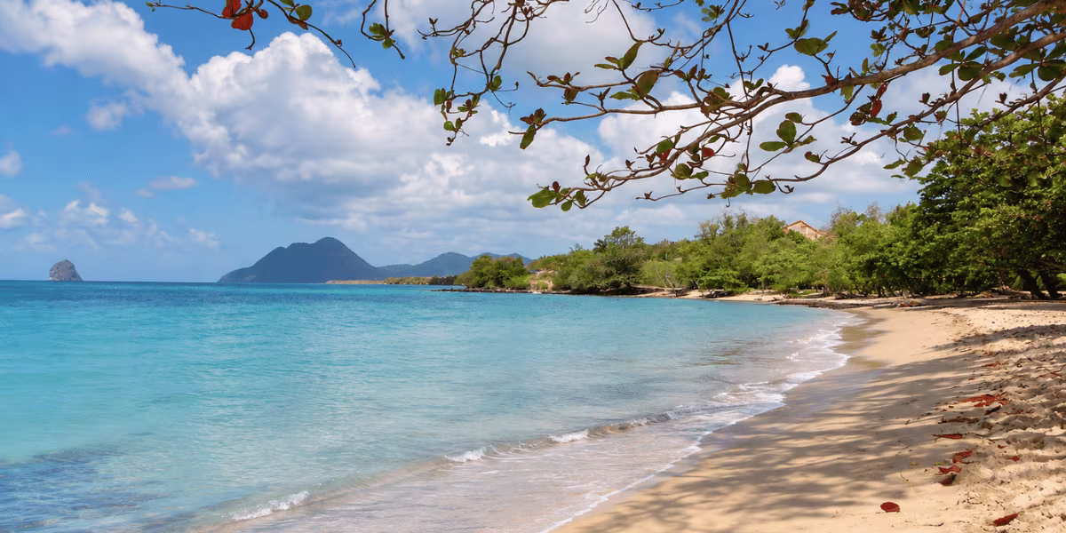 Anse Mabouya Beach in Sainte-Luce