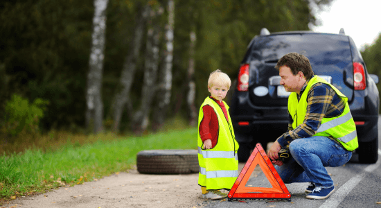 flat tire punctured repair