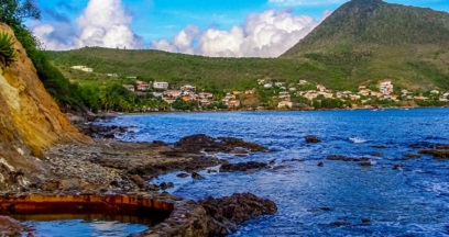 Hot springs in Martinique