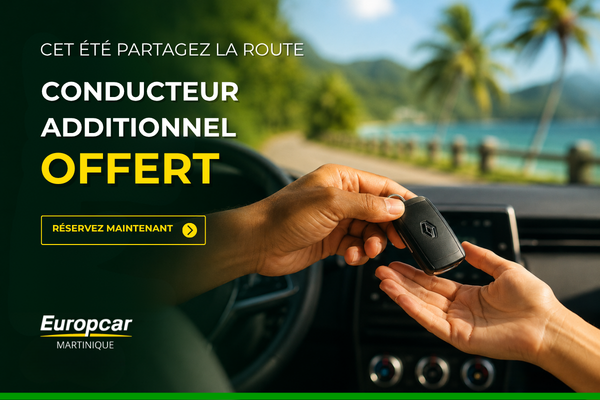 offre conducteur additionnel europcar martinique location de voiture en martinique