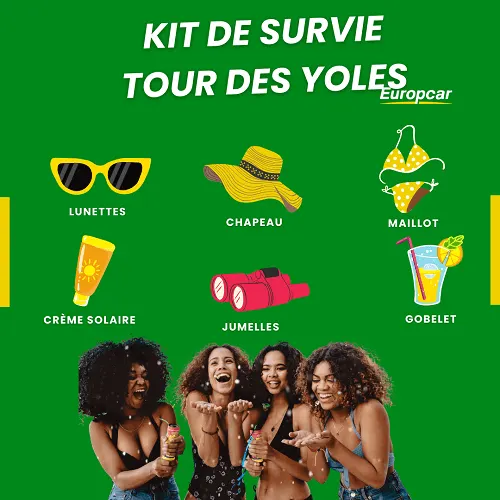 Kit de survie pour le tour des yoles-femmes 