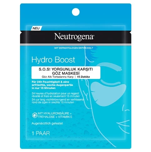 Neutrogena Hydro Boost SOS! Yorgunluk Karşıtı Göz Maskesi