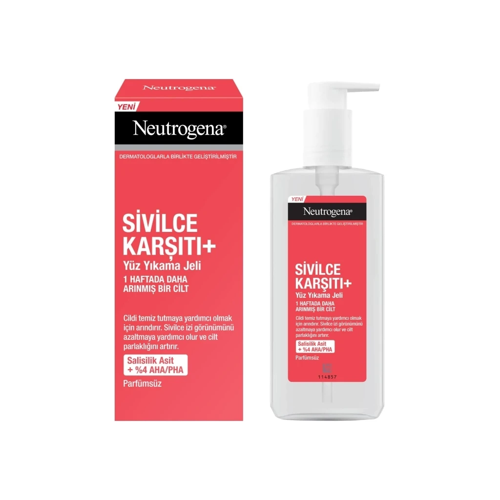 Neutrogena Sivilce Karşıtı+ Yüz Yıkama Jeli 