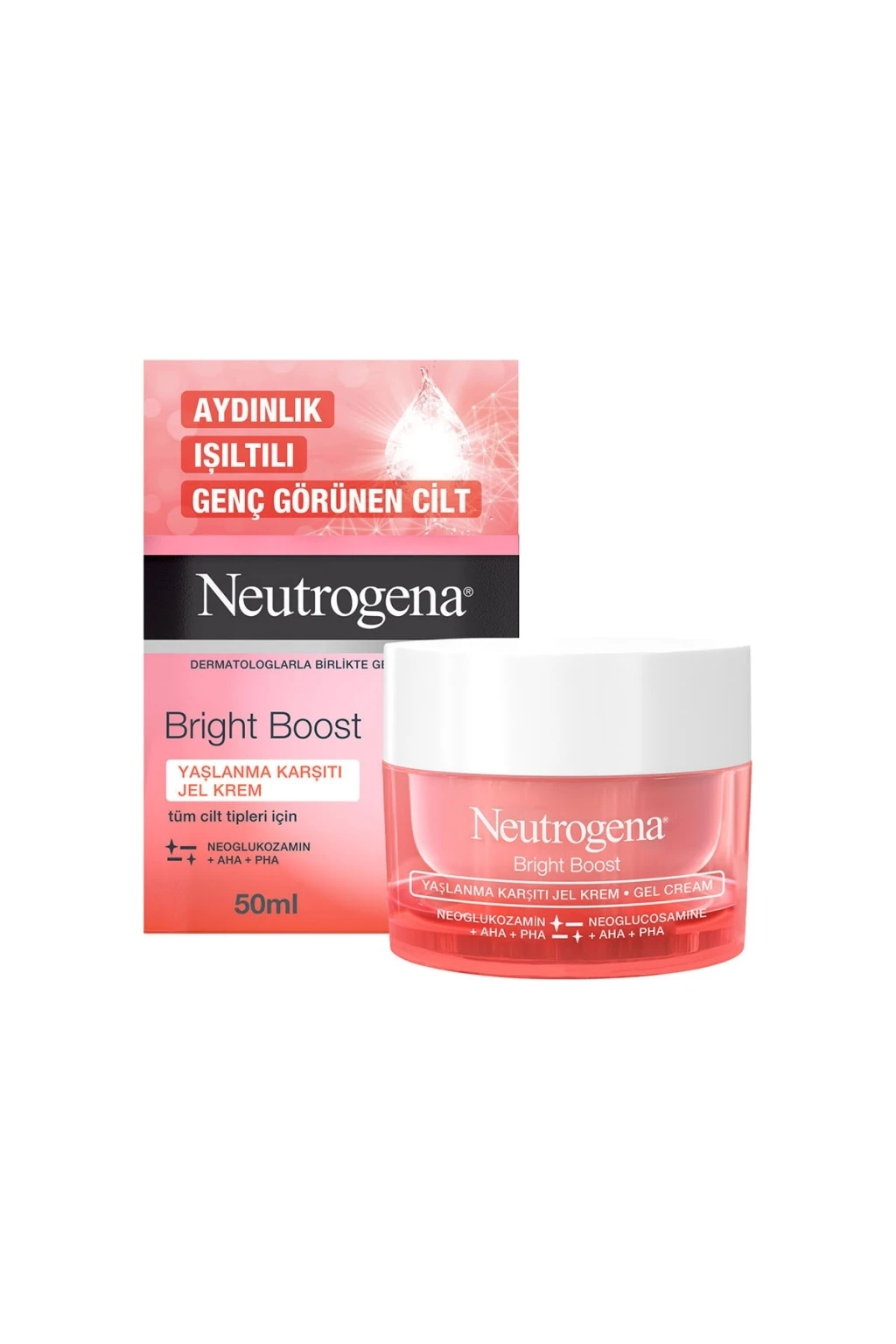 Neutrogena Bright Boost Yaşlanma Karşıtı Jel Krem