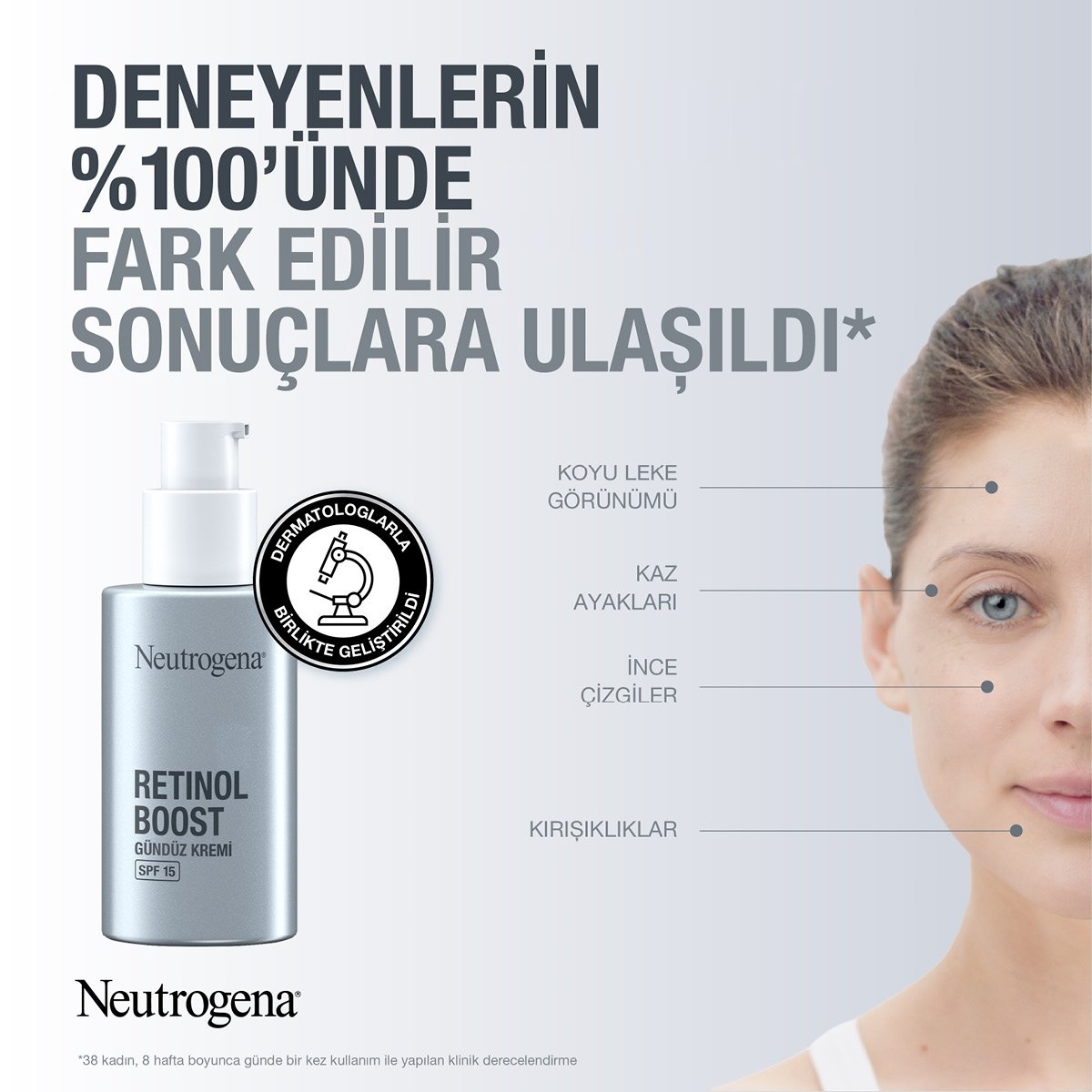 Neutrogena Retinol Boost Yaşlanma Karşıtı Gündüz Kremi SPF15 image 4