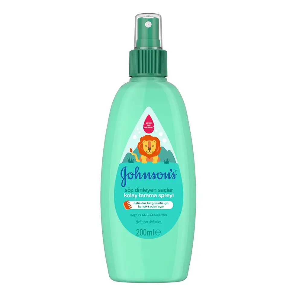 Johnson's® Bebek Söz Dinleyen Saçlar® Kolay Tarama Spreyi