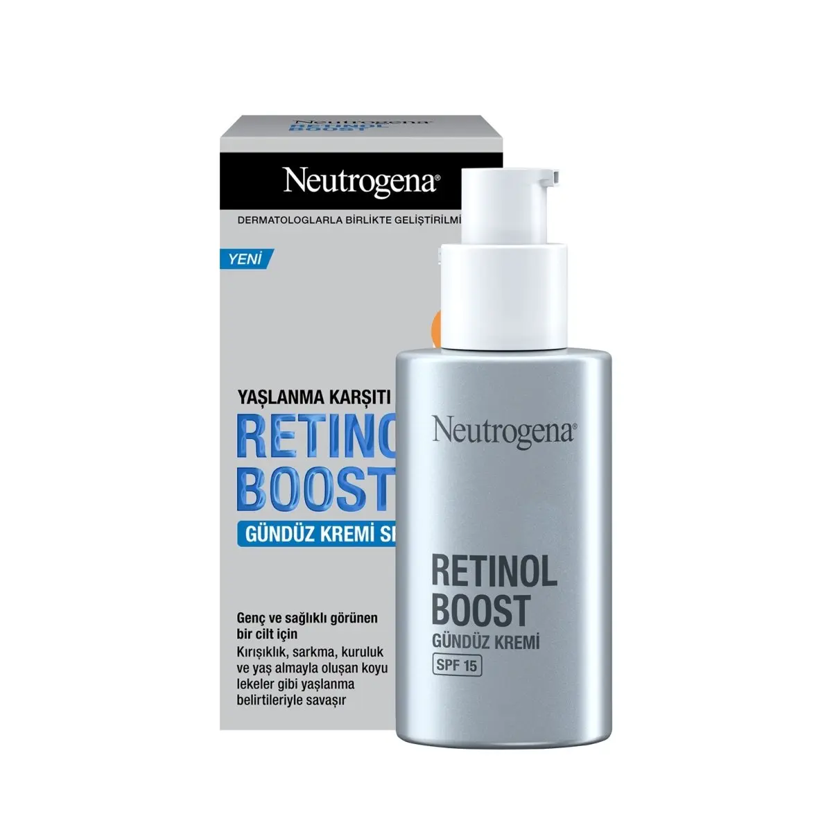 Neutrogena Retinol Boost Yaşlanma Karşıtı Gündüz Kremi SPF15 image 1