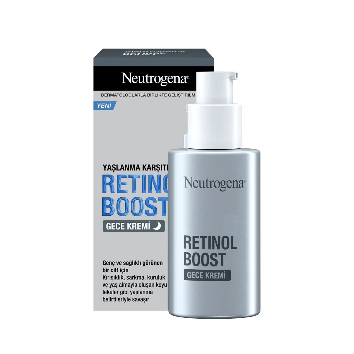 Neutrogena Retinol Boost Yaşlanma Karşıtı Gece Kremi image 1
