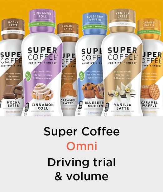 Super Coffee (Omni): Driving trial & volume