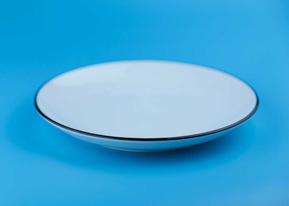 A plate with nothing on it