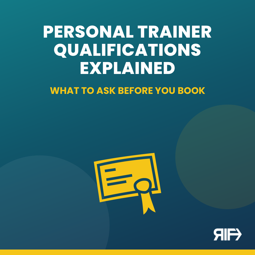 Personal Trainer Qualifications in the UK Explained: Reshape Infinity Fitness blog cover