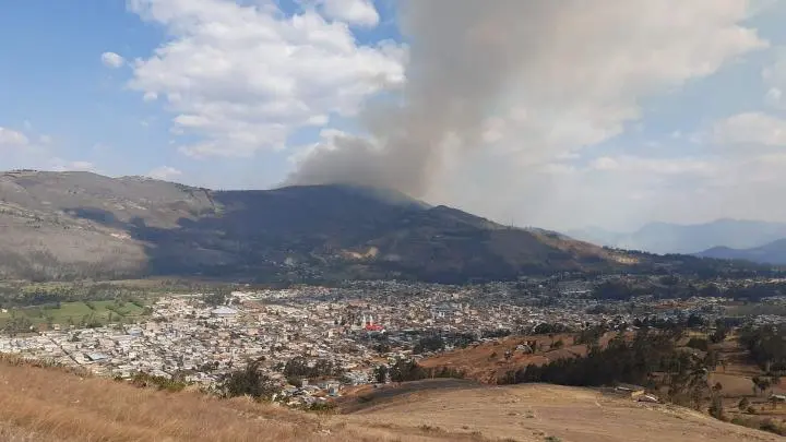 Incendios forestales causan la muerte de una persona en la provincia de Cajabamba